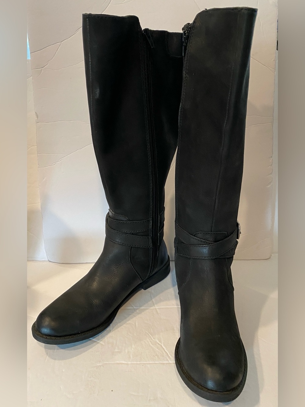 Lucky Brand Ostrand Black Riding Boots - Picture 2 of 10